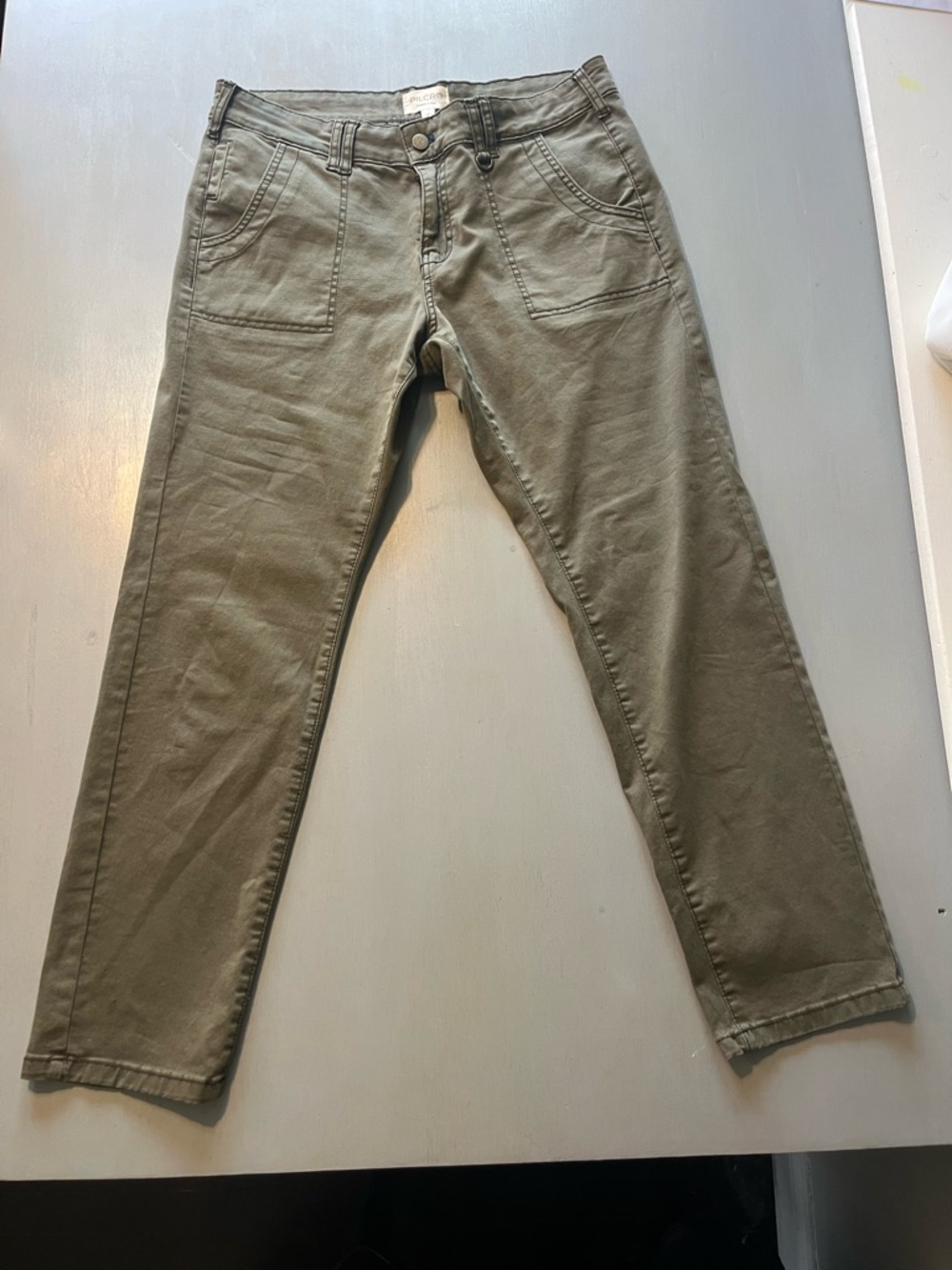Anthropologie Pilcro Olive Green Utility Pants - Size 30